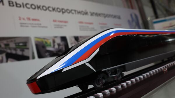 Модель высокоскоростного электропоезда