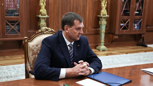 Президент Владимир Путин встретился с губернатором Запорожской области Евгением Балицким