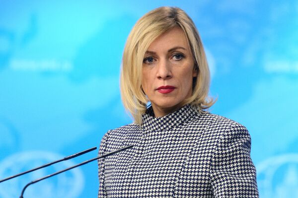 Официальный представитель министерства иностранных дел России Мария Захарова на брифинге по текущим вопросам внешней политики. 23 марта 2017