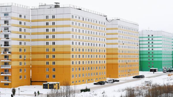Жилой комплекс в Новосибирске.