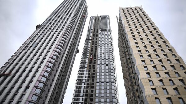 Строительство жилого комплекса D1 в Москве.