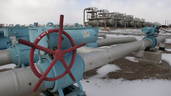 Газохранилище Черноморнефтегаз в Крыму