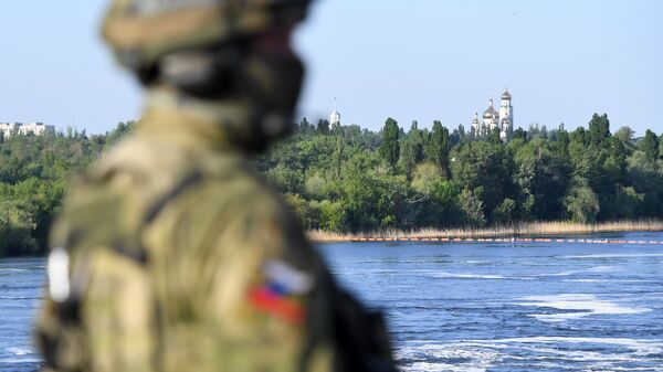 Каховская гидроэлектростанция в Херсонской области