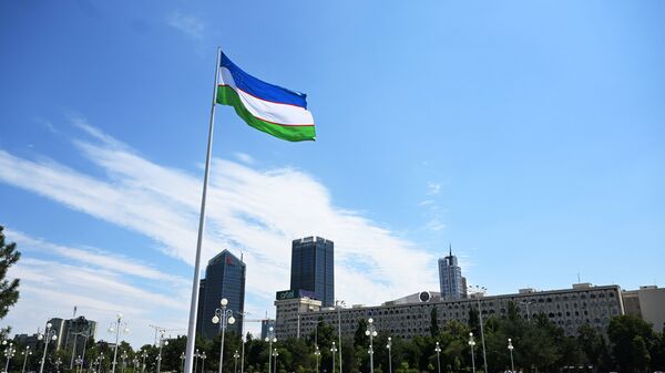 Флаг Узбекистана